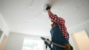Explaining how much does spray foam removal cost through a contractor's removal process.