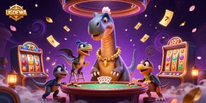 Spin and win big at UGDEWA with vibrant slot reels and exciting gaming action.