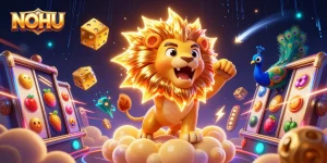 Experience exciting gameplay at NOHU with vibrant slot reels and dynamic casino elements.