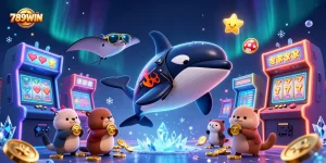 Experience excitement at 789WIN with a vibrant 3D casino scene showcasing gaming joy
